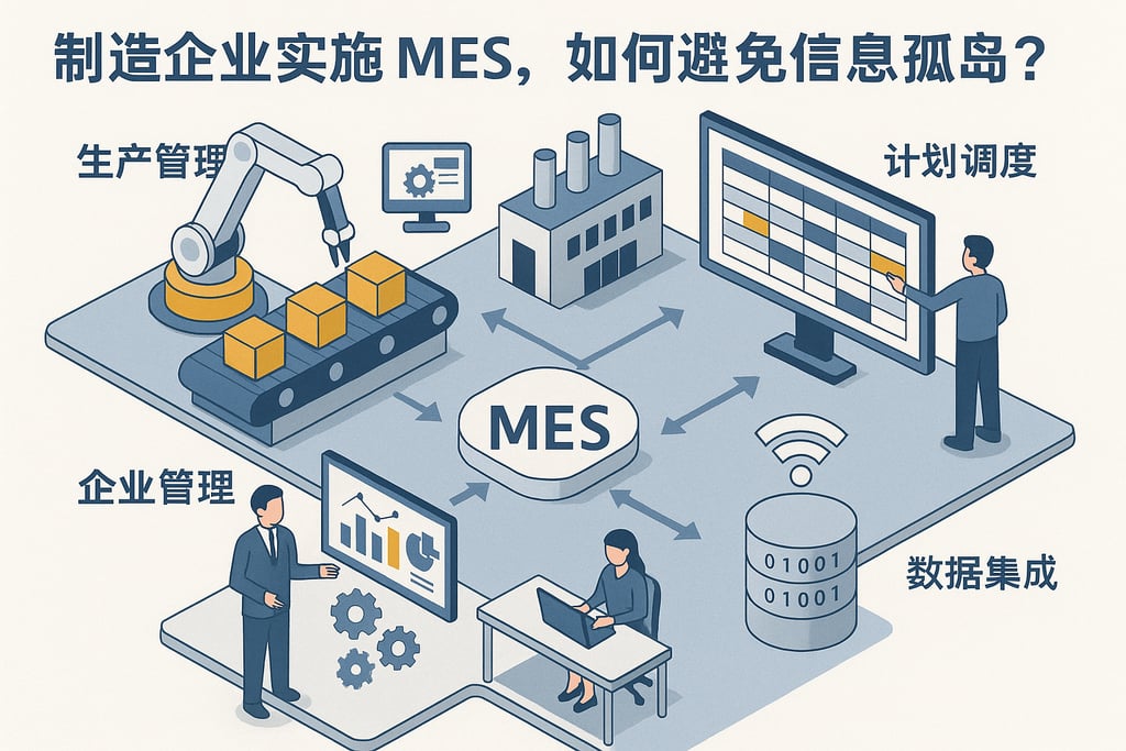 制造企业实施 MES，如何避免信息孤岛？